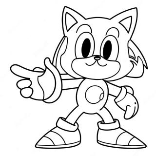 Kleurplaat Van Big The Cat Uit Sonic 43982-36588