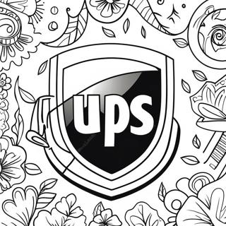 Ups Logo Kleurplaat 44352-36877