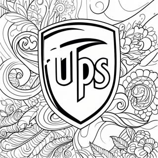 Ups Logo Kleurplaat 44352-36878