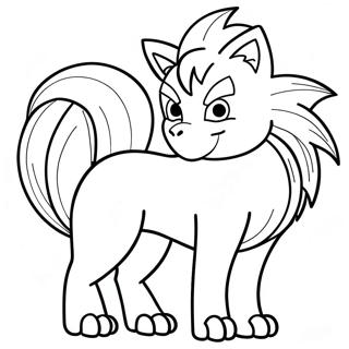 Ninetales Kleurplaat 44532-37014