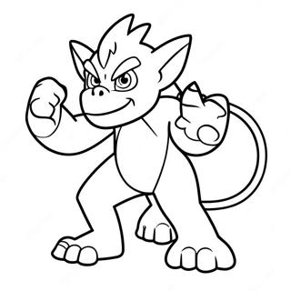 Infernape Kleurplaten