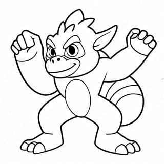 Infernape Kleurplaat 44662-37124