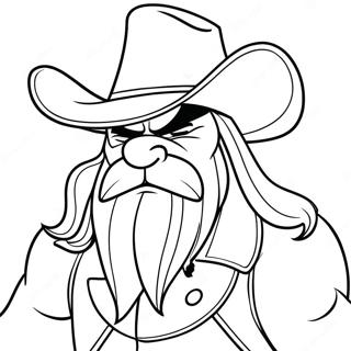 Yosemite Sam Met Cowboyhoed Kleurplaat 44713-37170