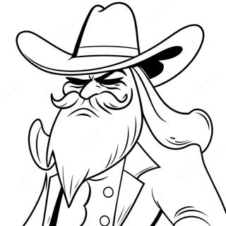 Yosemite Sam Met Cowboyhoed Kleurplaat 44713-37172