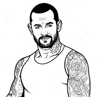 Cm Punk Kleurplaten