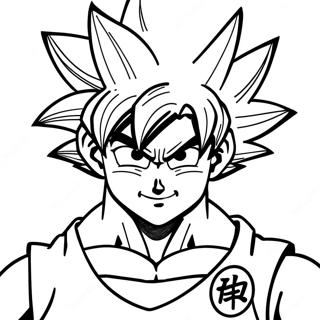 Goku Zwart Kleurplaten