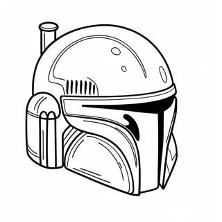 Boba Fetts Iconische Helm Kleurplaat 45394-37706