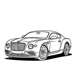 Bentley Auto Kleurplaat 45493-37775