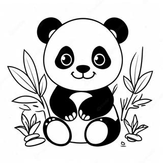 Baby Panda Kleurplaat 45813-38040