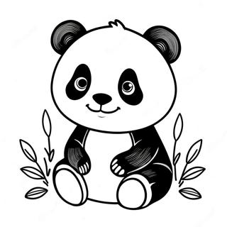 Baby Panda Kleurplaat 45813-38163