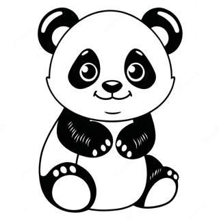 Baby Panda Kleurplaat 45813-38164