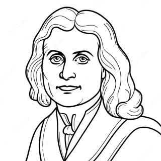 Kleurplaat Van Isaac Newton 45863-38212