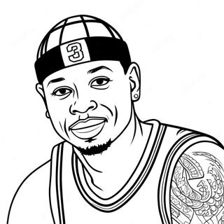 Allen Iverson Kleurplaat 45983-38303