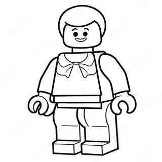 Grappige Lego Minifiguur Kleurplaat 46324-38583