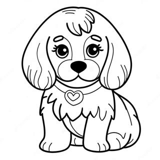 Cavapoo Kleurplaten