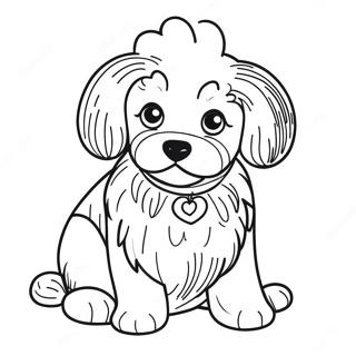 Cavapoo Kleurplaat 46443-38676