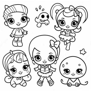 Schattige Monster High Baby Personages Kleurplaat 46604-38803