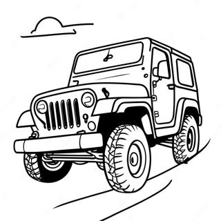 Off Road Jeep Avontuur Kleurplaat 46864-39006