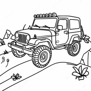 Off Road Jeep Avontuur Kleurplaat 46864-39008