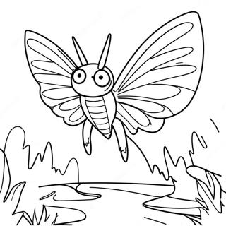 Mothman Kleurplaat 46883-39020