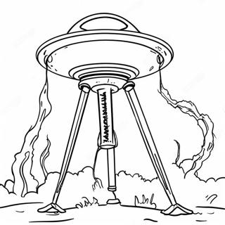 Oorlog Der Werelden Tripod Kleurplaat 46914-39038