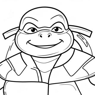 Ninja Turtles Gezicht Kleurplaat 47023-39126