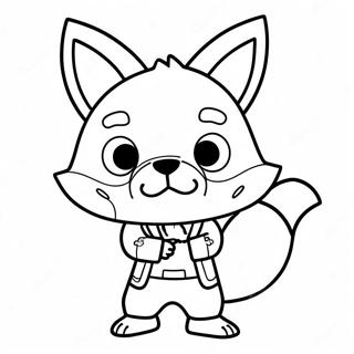 Aggretsuko Kleurplaat 47093-39184