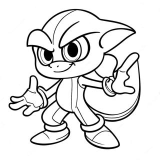 Espio Personage Kleurplaat 47503-39516