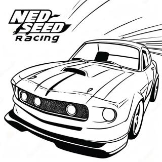 Need For Speed Raceauto Kleurplaat 47694-39655