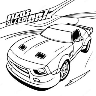 Need For Speed Driftauto Kleurplaat 47695-39658