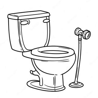 Grappige Titan Skibidi Toilet Kleurplaat 48165-40041