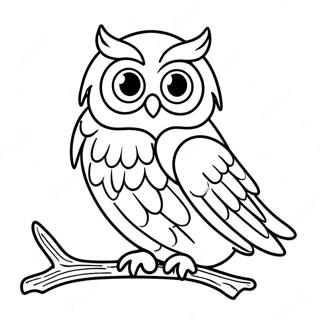 Wijze Ravenclaw Uil Kleurplaat 48305-40149