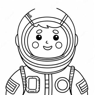 Wanneer Ik Groot Ben Astronaut Kleurplaat 48325-40163