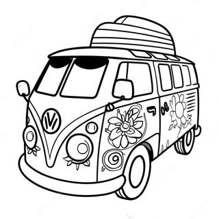 Hippie Bus Kleurplaat 48524-40316