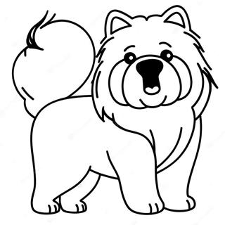 Chow Chow Kleurplaten