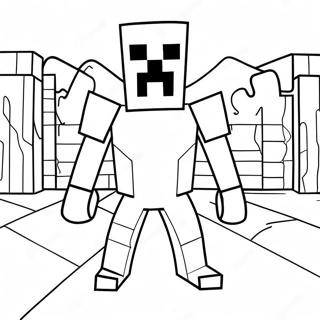 Eng Minecraft Entiteit 303 Kleurplaat 48705-40468