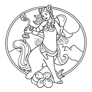 Mythografische Kleurplaat 48734-40492