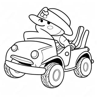 Sheriff Toadster Die Snel Rijdt Kleurplaat 48845-40576