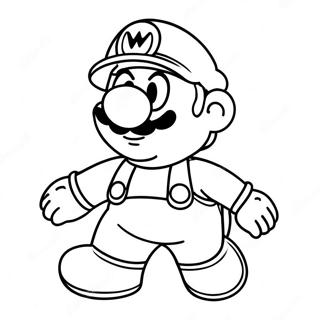 Mario Among Us Kleurplaat 49104-40779