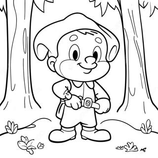 Elmer Fudd In Het Bos Kleurplaat 49305-40968