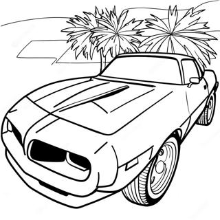 Pontiac Firebird Kleurplaten