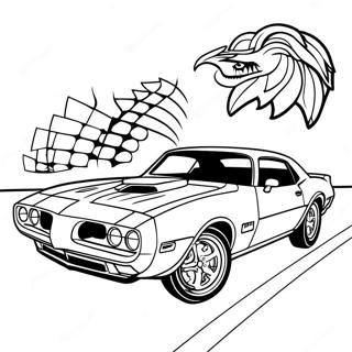 Pontiac Firebird Racing Kleurplaat 49365-40993