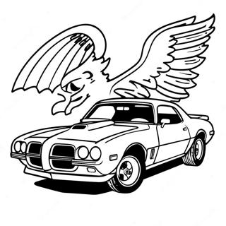 Pontiac Firebird Racing Kleurplaat 49365-41194