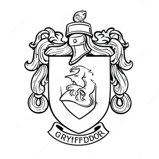 Gryffindor Huisembleem Kleurplaat 49455-41052