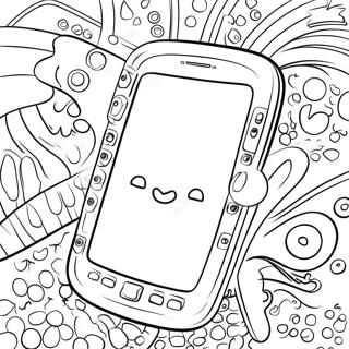 Schattige Telefoonhoes Ontwerpen Kleurplaat 49465-41271