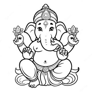 Ganesha Kleurplaat 49814-41546