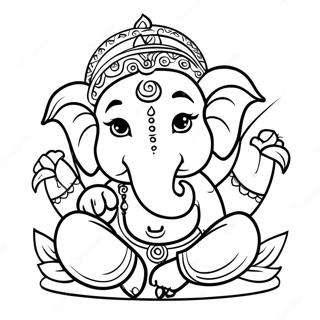 Ganesha Kleurplaat 49814-41548