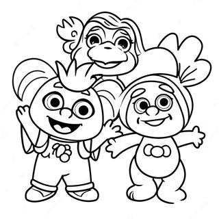 Muppet Babies Kleurplaat 4982-3996