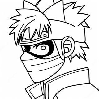 Sharingan Kakashi Kleurplaat 50104-41790