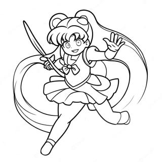 Sailor Venus In Actie Kleurplaat 50265-41907